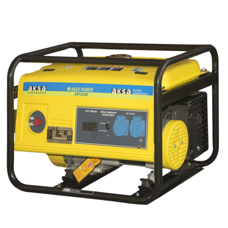 Aksa AAP-3500 Benzinli Jeneratör 3kVA (4 Zamanlı Motor)