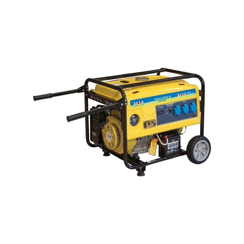 Aksa AAP-5500E Benzinli Marşlı Jeneratör 5,5kVA (4 Zamanlı Motor)