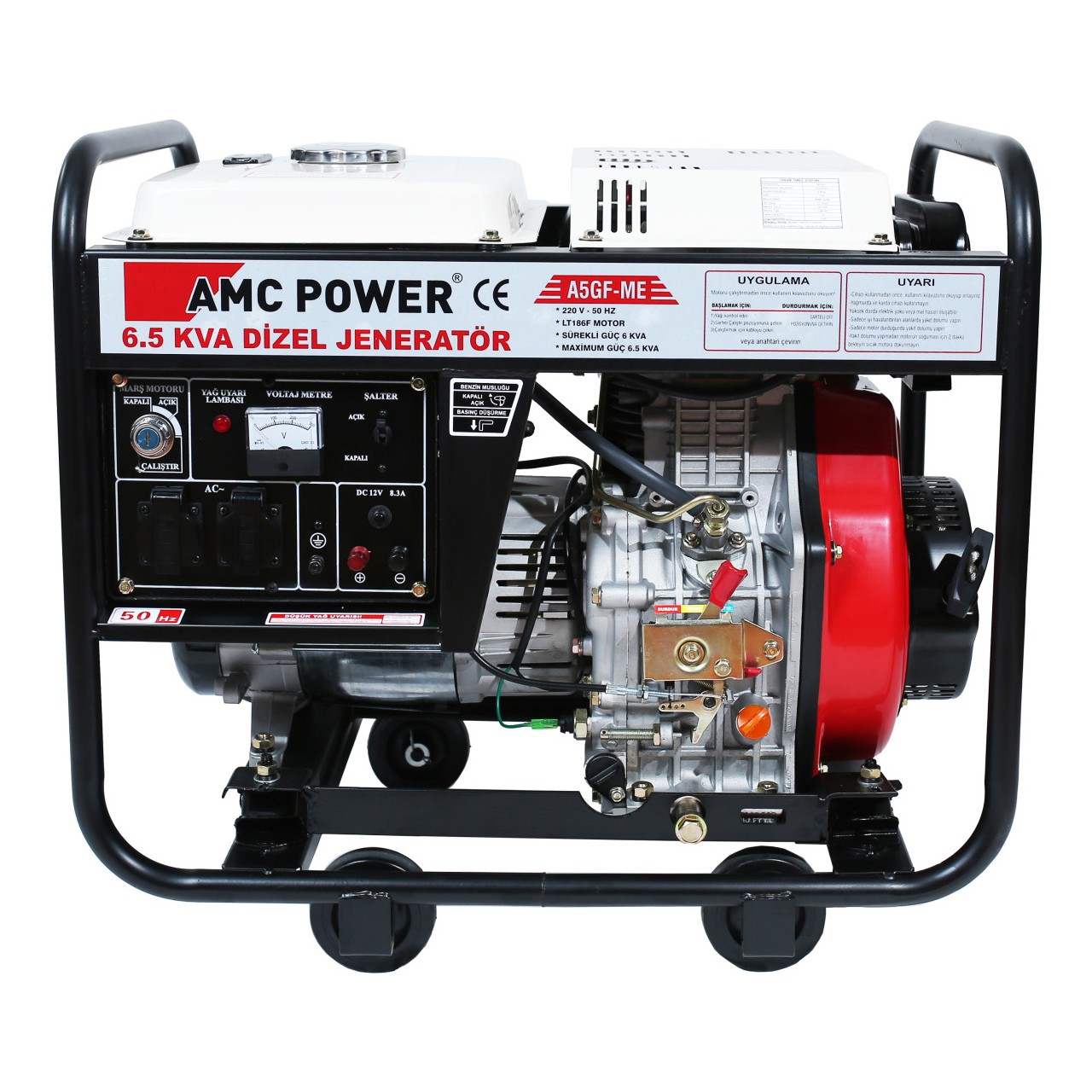 Amc Power 6,5 Kva Dizel Jeneratör 220 Volt