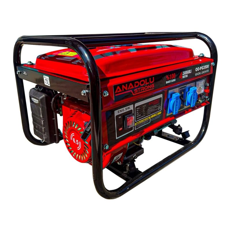 Anadolu Strong Anadolustrong  PG3500 3.5 Kva Ipli Portatif Benzinli Jeneratör 2.5 Kw Bakır Sargılı