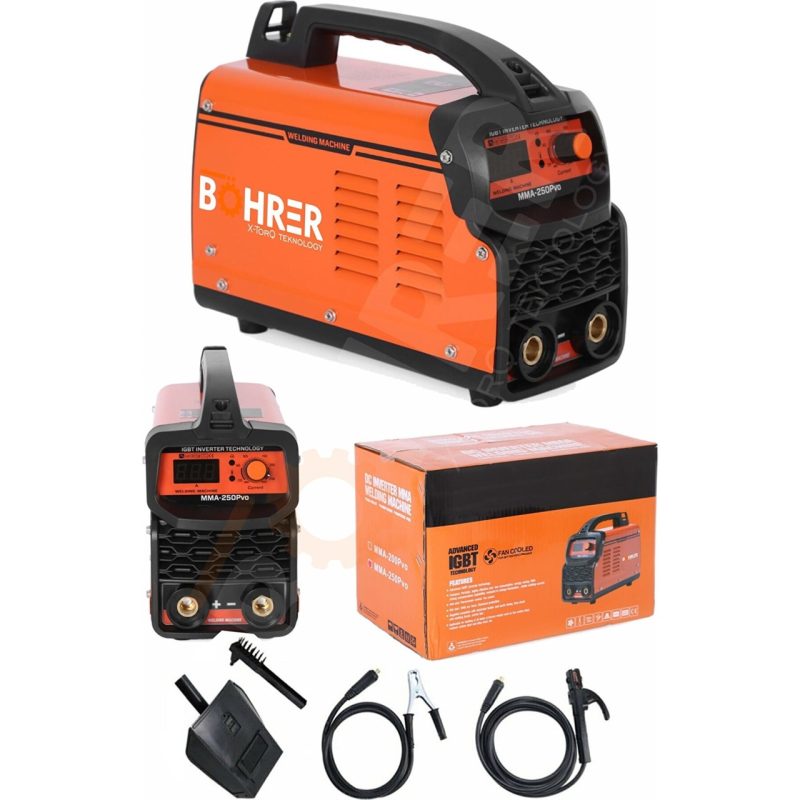 Böhrer Dark Orange 200 Amper Dijital Yeni Nesil Inverter Kaynak Makinesi