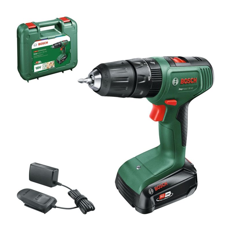 Bosch Easyımpact 18V-40 2.0AH Tek Akülü Darbeli Delme Vidalama Makinesi – 06039D8107