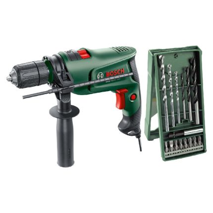 Bosch Easyımpact 600 Darbeli Matkap + 15 Parça Matkap Ucu Vidalama Ucu + Sırt Çantası