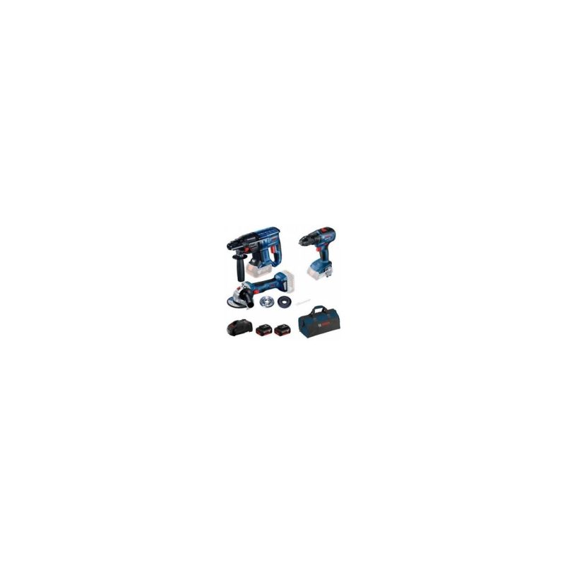 Bosch GSR18V-50+GBH 180+GWS 180 2 x Gba 18V 5.0AH