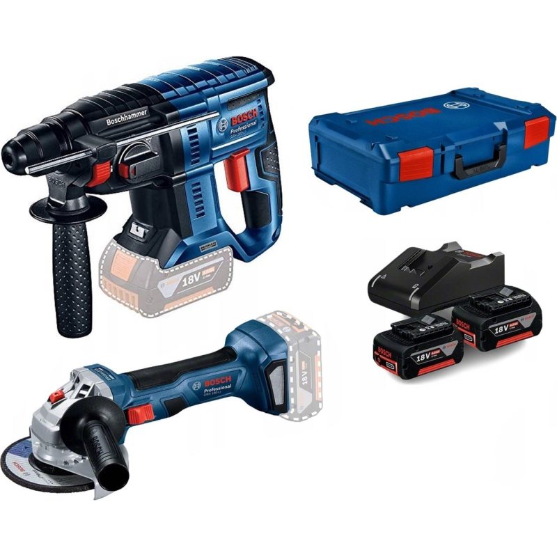 Bosch Gbh 180-LI + Gws 180 Lı Akülü Kırıcı Delici ve Taşlama Seti 2’li 18 Volt