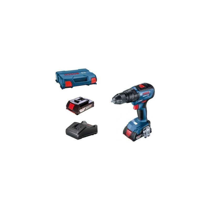 Bosch Gsb 18V-50 Çift Akülü Darbeli Delme Vidalama Makinesi 18 V 2.0 Ah