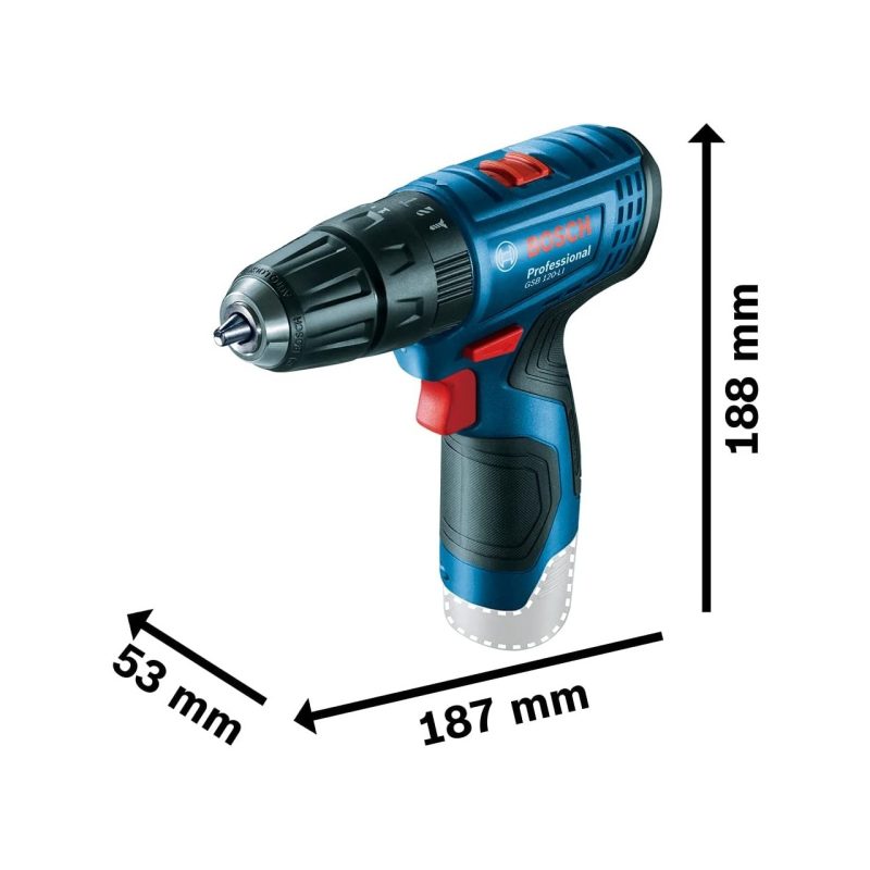 Bosch Professional Gsb 120 Lı Matkap Solo (Akü, Sarj Aleti ve Çanta Dahil Değil )