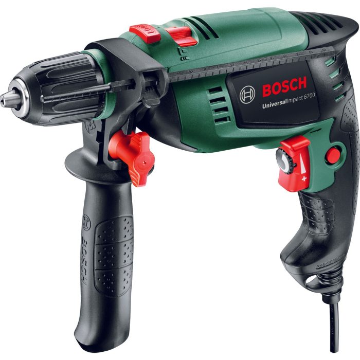 Bosch UniversalImpact 6700 Darbeli Matkap + 5 Aksesuar Seti
