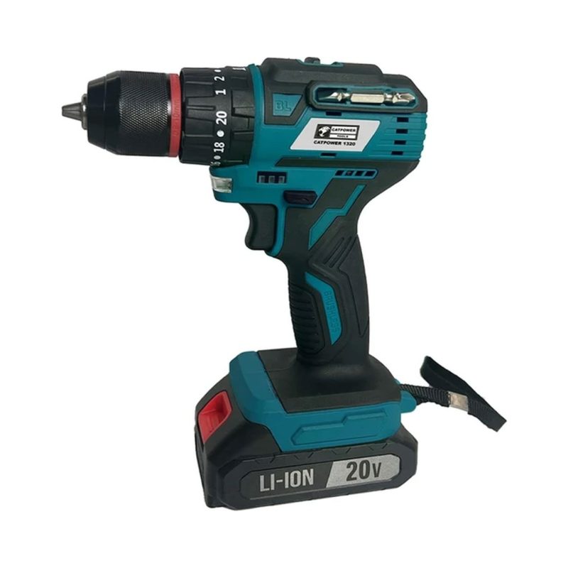 CATPOWER  1320 20 V 2.0 Ah Kömürsüz Li-Ion Çift Akülü Darbeli –1320