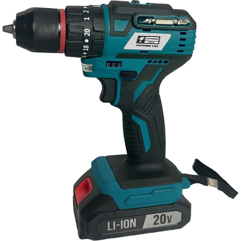 Catpower 1320 Çift Akülü Kömürsüz Darbeli Vidalama 10 mm