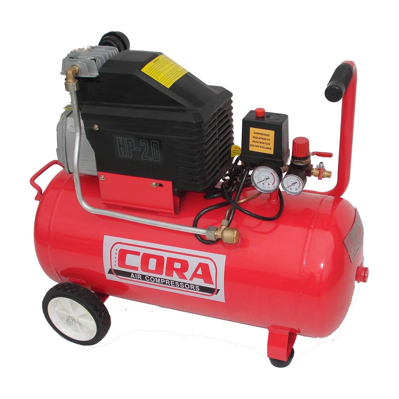 Cora ZB2550 Yağlı Kompresör 50 Litre 8 Bar
