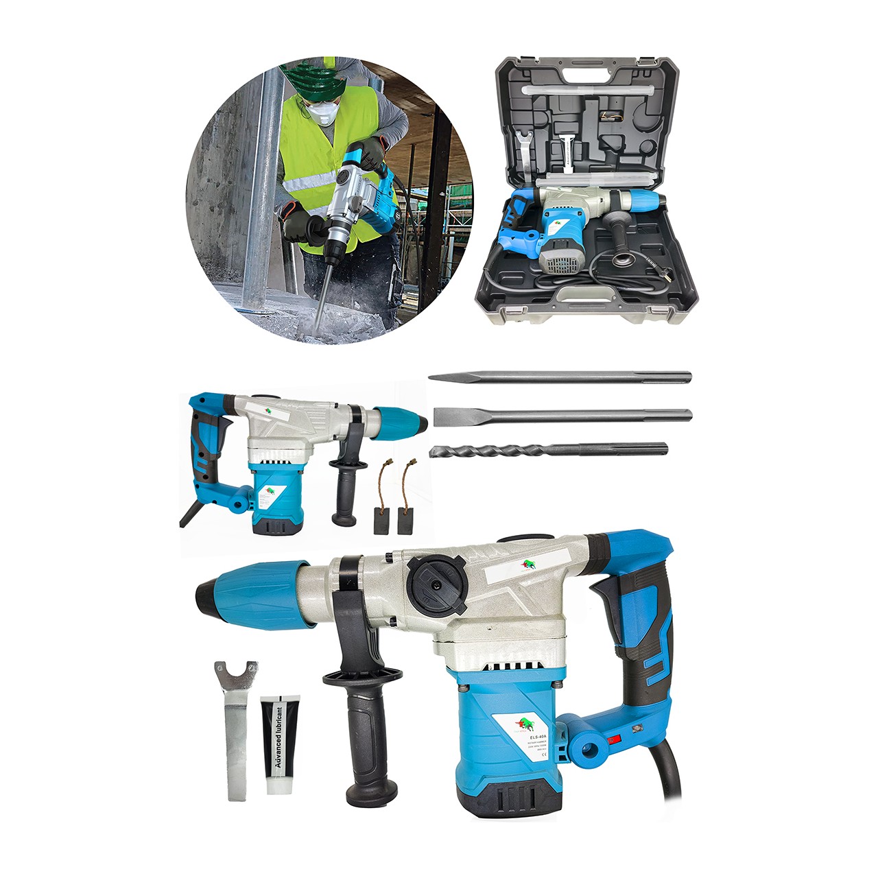 Daflong ITL-43M Kırıcı Delici 7kg Profesyonel Hilti
