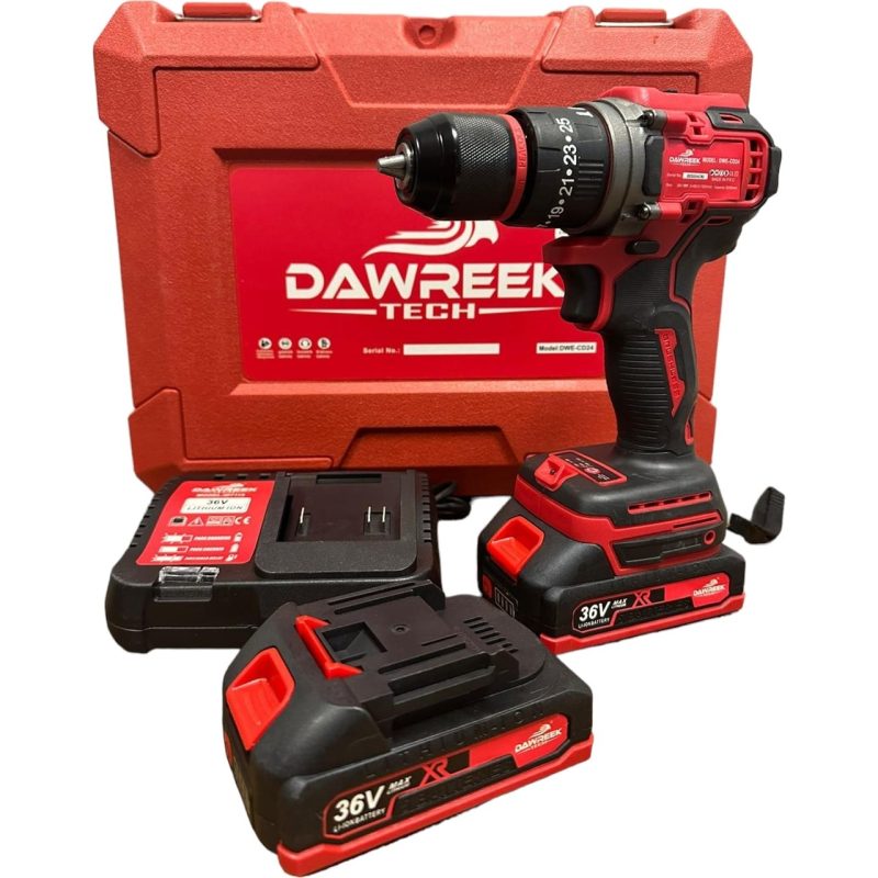 Dawreek 36 V 10 mm Kırmızı Çelik Mandren