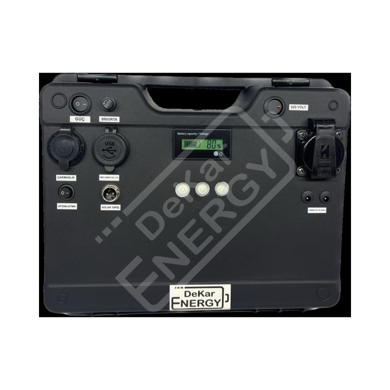 Dekar Energy Taşınabilir Güç Kaynağı DK-300-BLACK