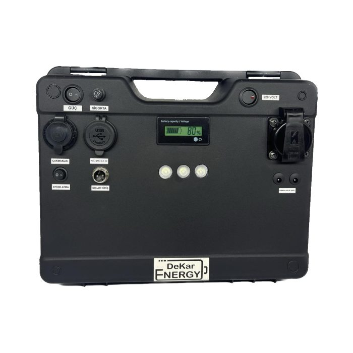 Dekar Energy Taşınabilir Güç Kaynağı DK-600-BLACK