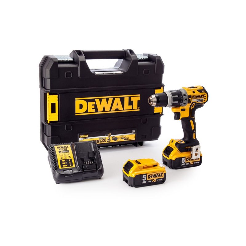Dewalt DCD796P2-QW 18V/5.0Ah Li-ion Çift Akülü Kömürsüz Profesyonel Darbeli Matkap
