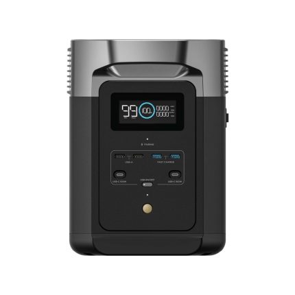 EcoFlow Delta 2 Taşınabilir Güç Kaynağı – 1024Wh Kapasite, 4x1800W (X-Boost 2400W) Çıkış Gücü, Ev, Karavan, Tekne ve Dış Mekan Kullanımı İçin LiFePO4 Bataryalı Solar Jeneratör