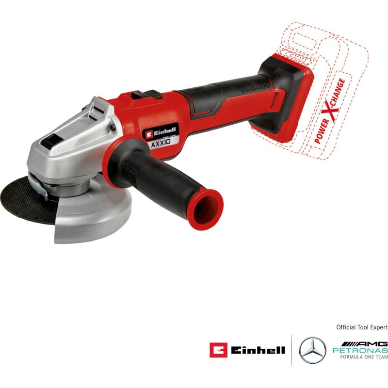 Einhell AXXIO 18/125 Q – Solo, Akülü Avuç Taşlama (Akü ve şarj cihazı dahil değildir)