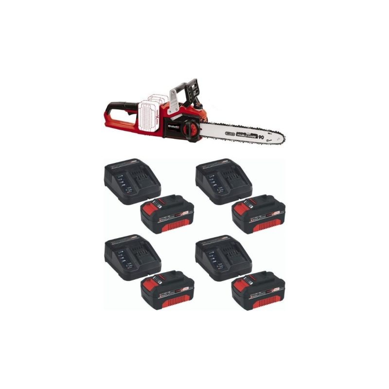 Einhell Ge-Lc 36/35 Li Akülü Zincirli Testere (4 Adet 4.0AKÜ ve 4 Adet Şarj Ünitesi Dahildir)