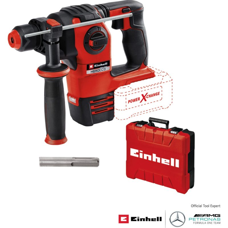Einhell HEROCCO 18/20 – Solo, Kömürsüz Akülü Kırıcı Delici (Akü ve şarj cihazı dahil değildir)
