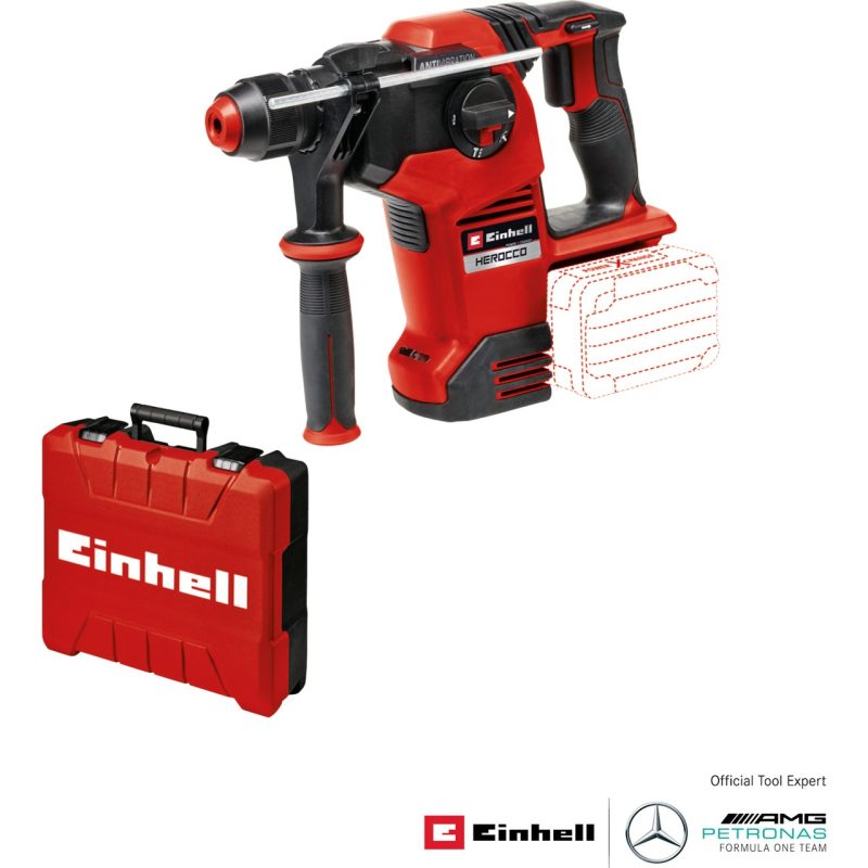 Einhell HEROCCO 36/28 – Solo, Kömürsüz Akülü Kırıcı Delici (Akü ve şarj cihazı dahil değildir)