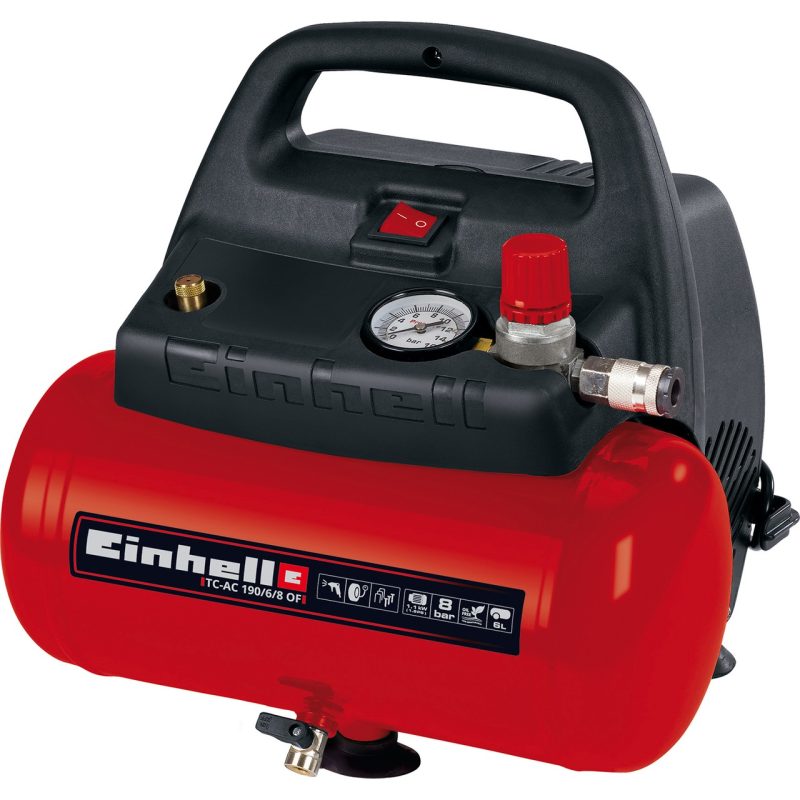 Einhell TC-AC 190/6/8 OF, Kompresör (Yağsız)
