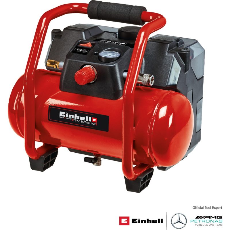 Einhell TE-AC 36/6/8 Li OF Set – Solo, Akülü Kompresör