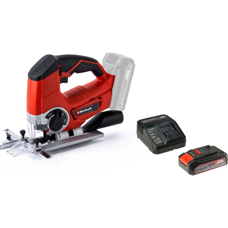 Einhell TE-JS 18/80 Li, Akülü Dekupaj Testere Seti (2,5 Ah starter kit dahildir)
