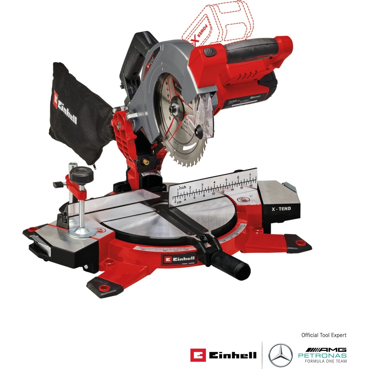 Einhell TE-MS 18/210 Li – Solo, Akülü Gönye Testere (Akü ve şarj cihazı dahil değildir)