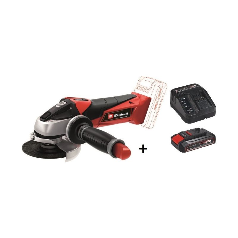 Einhell Te-Ag 18/115 Li  Akülü Avuç Taşlama + 2.5 Ah Starter Kit