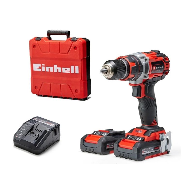 Einhell Tp-Cd 18/50 Li i Bl Kömürsüz Akülü Darbeli Matkap – 18V 2AH Çift Akülü Set