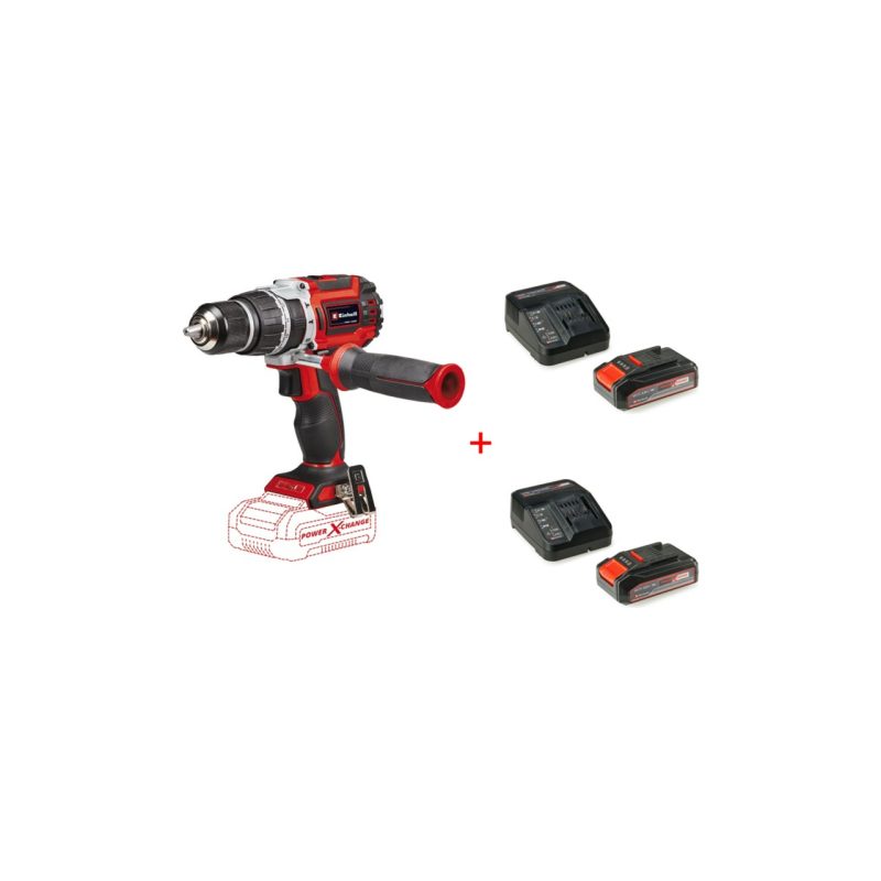 Einhell Tp-Cd 18/60 Li-I Bl Solo Akülü Darbeli Vidalama + 2 x 2.5 Ah Starter Kit Akü