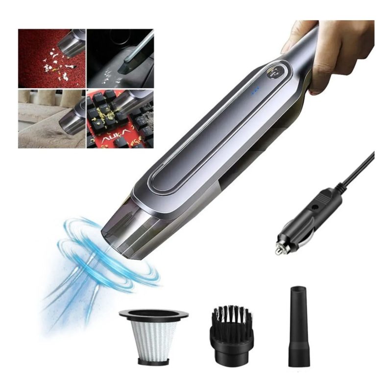 Enshall Yeni Araç Çakmaklık Girişli 120W Ultra Çekim Güçlü Araç Içi Süpürge