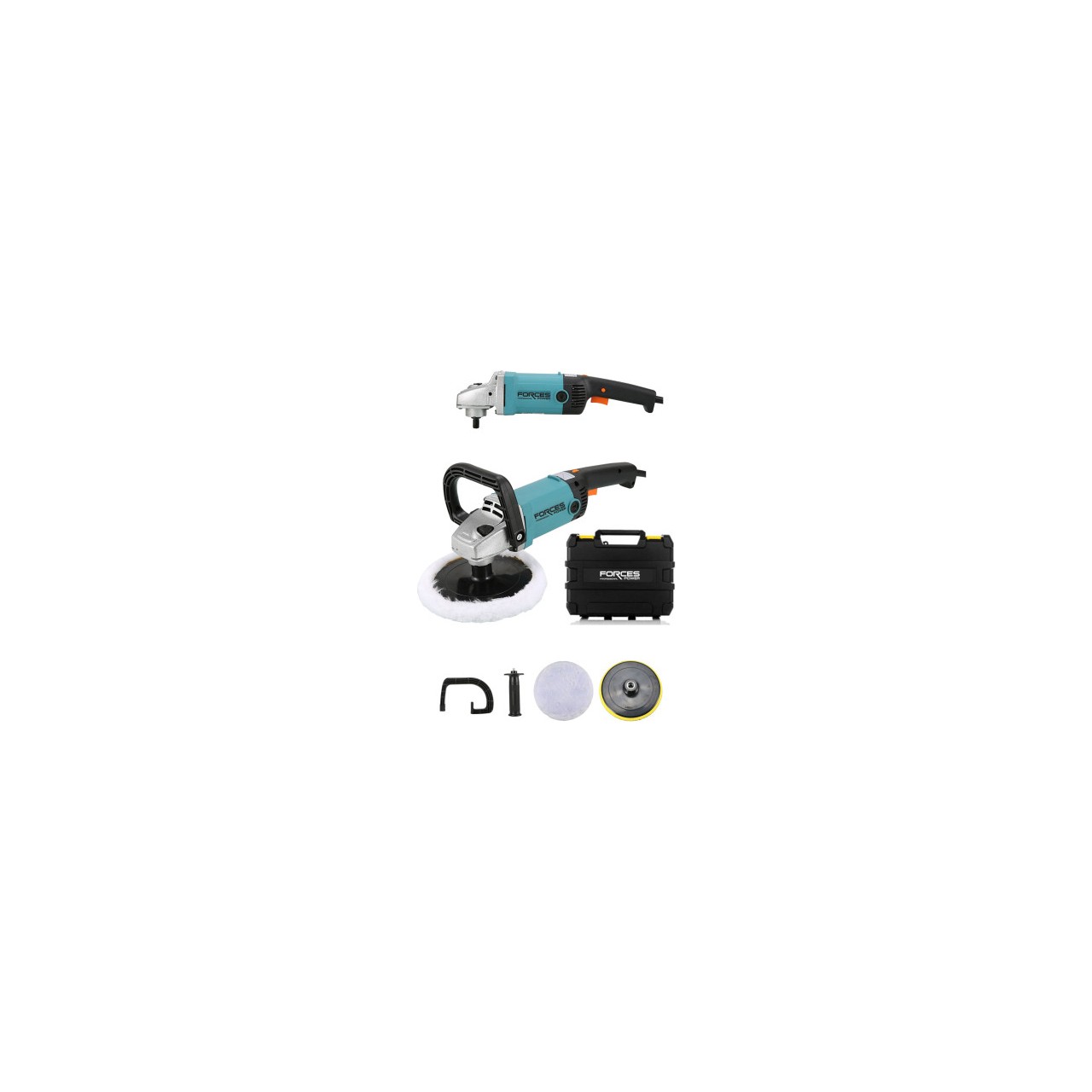 Forces Power Germany Blue X-Tork 4000 W Sjs Metal Şanzıman Polisaj ve Pasta Cila Makinesi Profesyonel