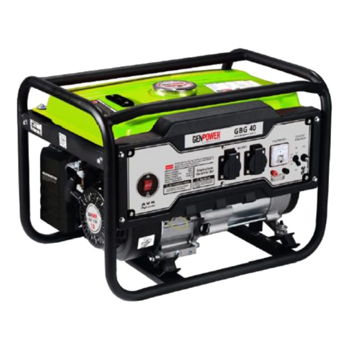 Genpower Gbg 40 Model 4 Kva, Benzinli , Ipli ,tekerleksiz, Monofaze Portatif Jeneratör