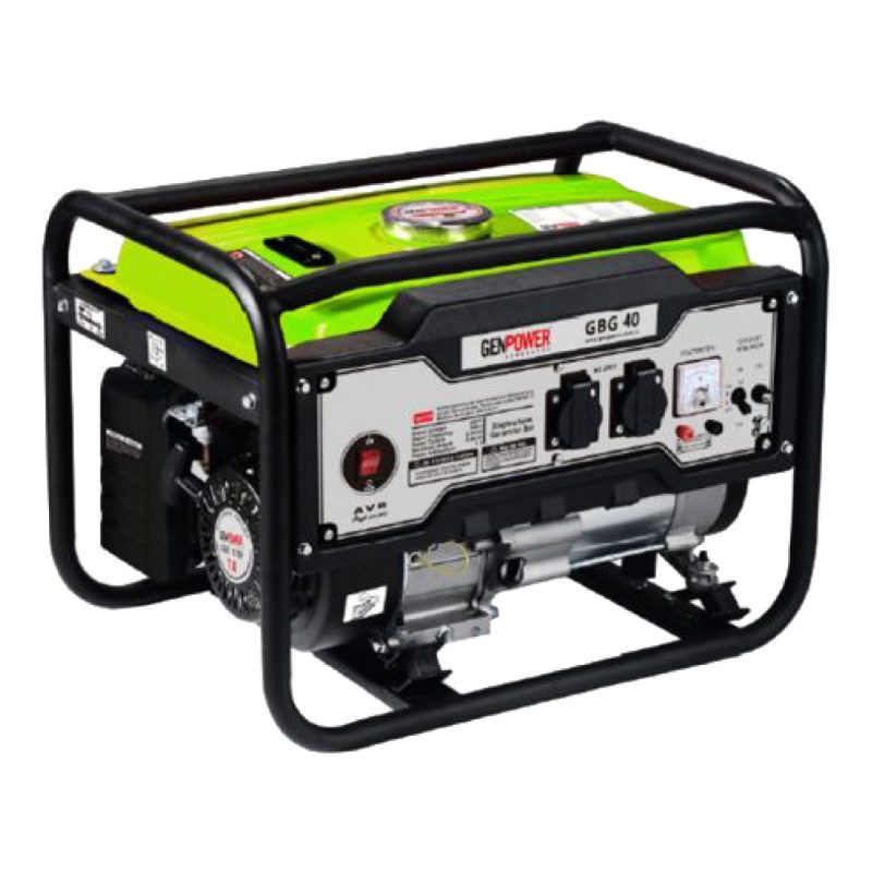Genpower Gbg 40 Model 4 Kva, Benzinli , Ipli ,tekerleksiz, Monofaze Portatif Jeneratör