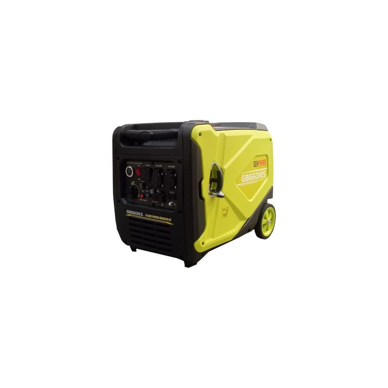 Genpower İnverter Portatif Jeneratör – Gbg 60 Ies Model 6 Kva Benzinli – Marşlı – Ses İzolasyon Kabinli – Tekerlekli Monofaze 220 Volt
