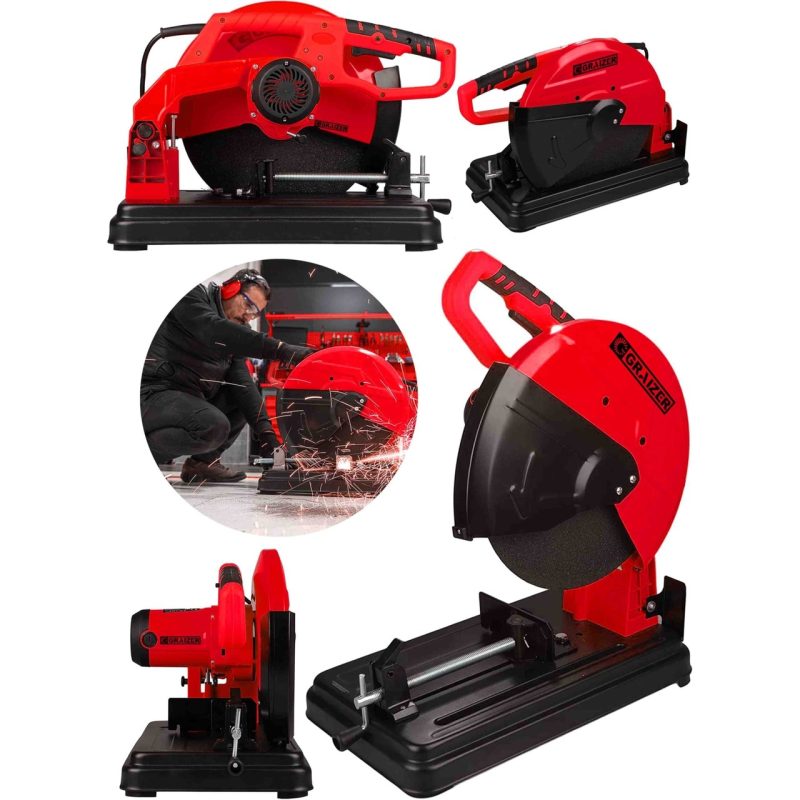 Graizer Alman Turbo 9000 Professional Profil Demir ve Metal Kesme Makinesi 355 mm