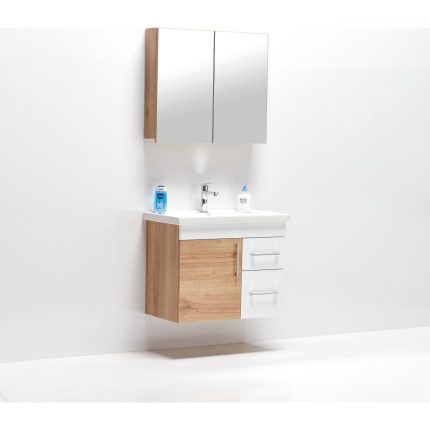 Hepsi Home Saydam Primera 60 Cm Mdf Banyo Dolabı Meşe