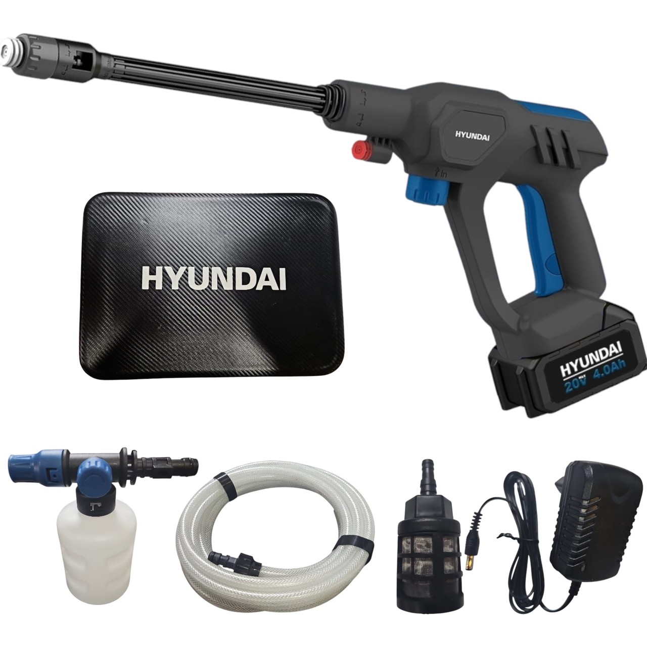 Hyundai HYW45LI Akülü Basınçlı Yıkama Tabancası Taşıma Çantalı 45 Bar