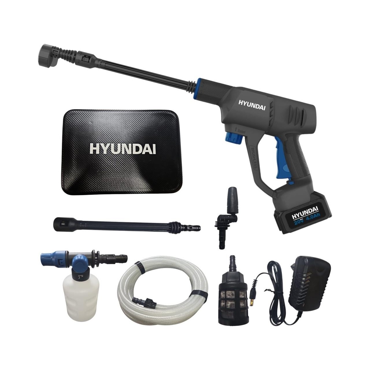 Hyundai HYW70LI Akülü Basınçlı Yıkama Tabancası Taşıma Çantalı 70 Bar