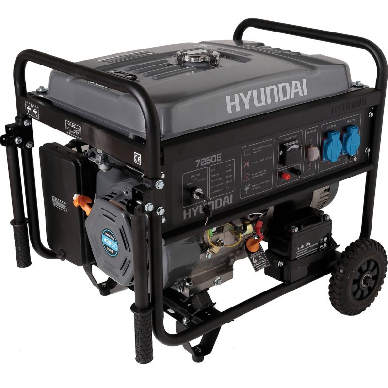 Hyundai Hhy7250E-3 Benzinli Trifaze Marşlı Jeneratör 7,5 Kva