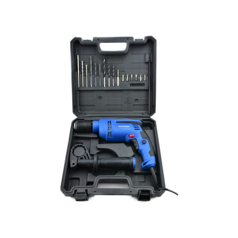 Hyundai Hp710Set 710W Darbeli Matkap Pls.Çanta+16 Parça Uç Set
