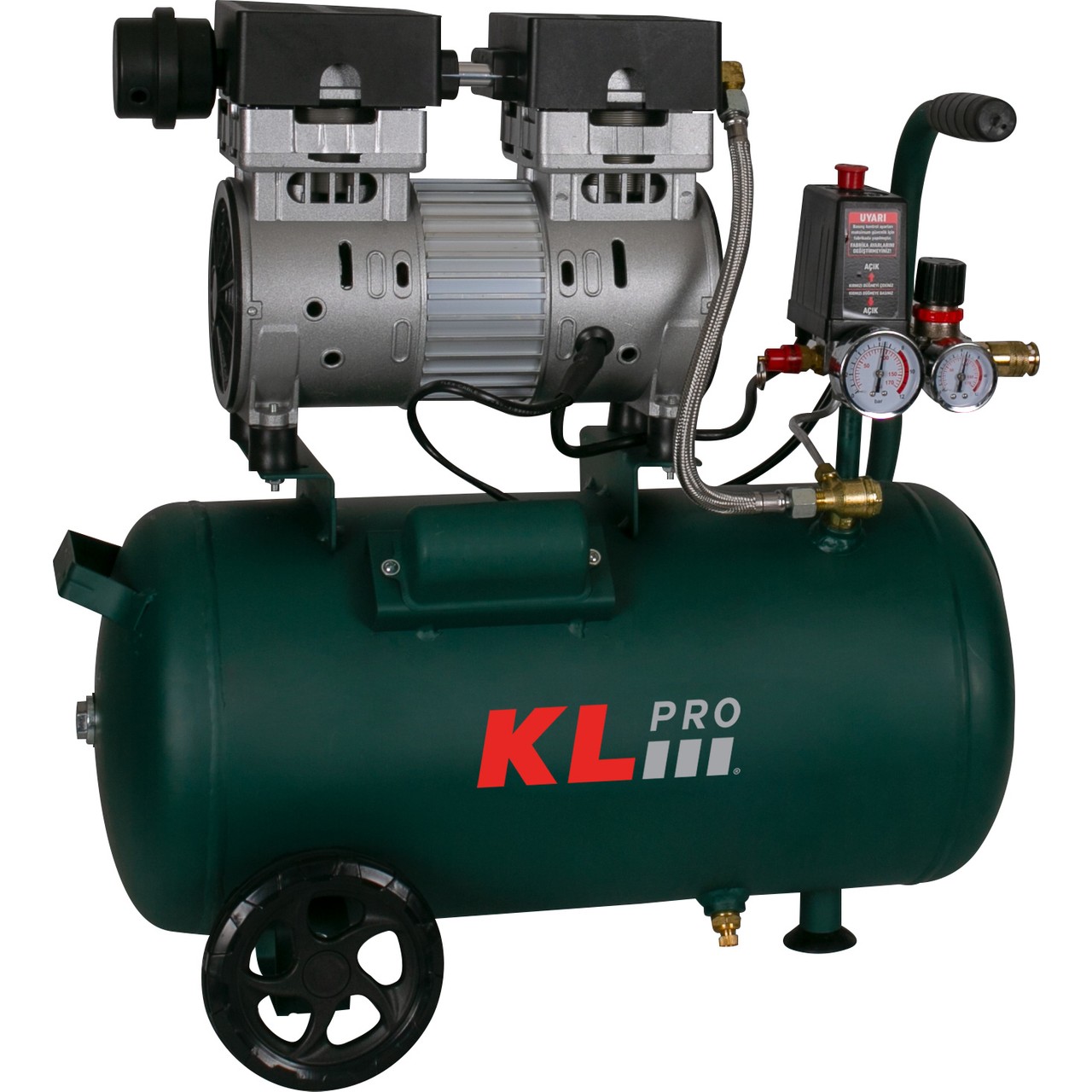 KL Pro KLK25S Sessiz Kompresör 8 Bar 25 lt