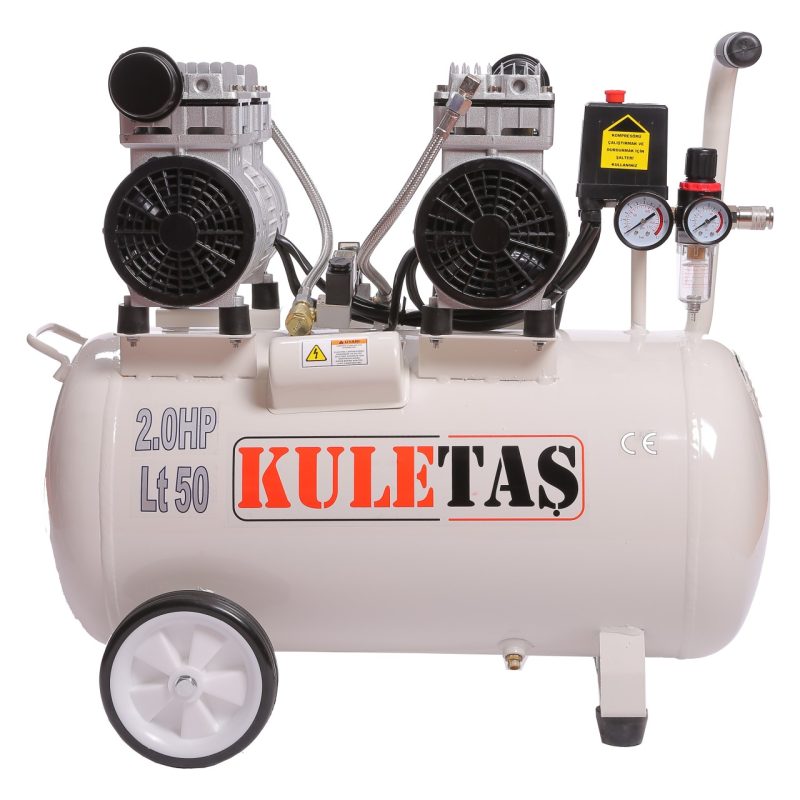 Kuletaş 50 Litre Süper Sessiz Yağsız Hava Kompresörü