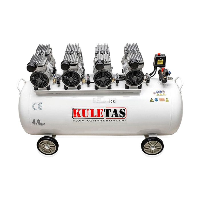 Kuletaş Sessiz Hava Kompresör 4 Hp 200 Lt 8 Bar