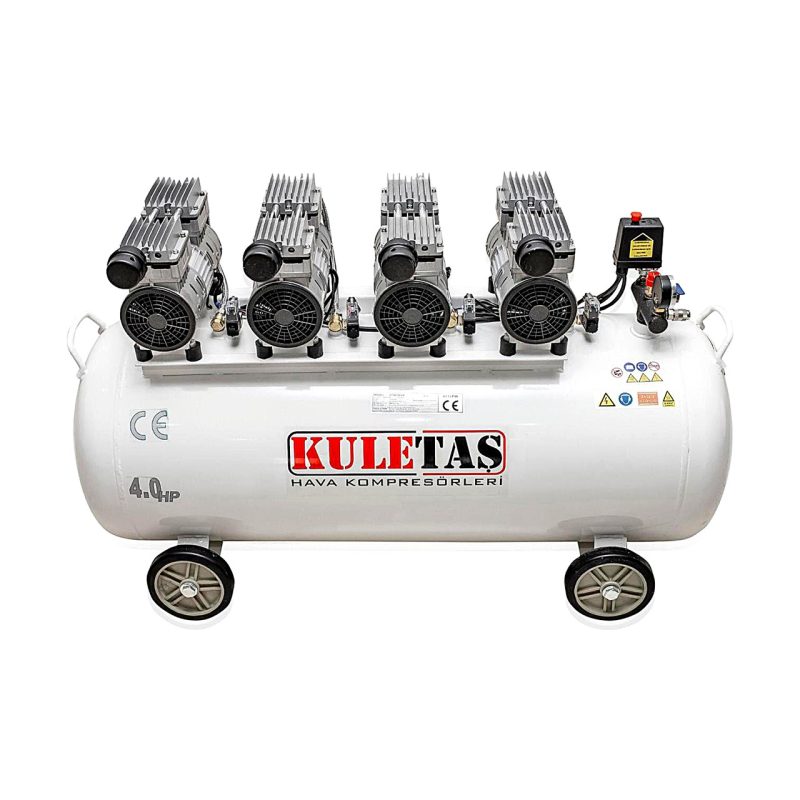 Kuletaş Sessiz Hava Kompresör 4 Hp 200 Lt 8 Bar
