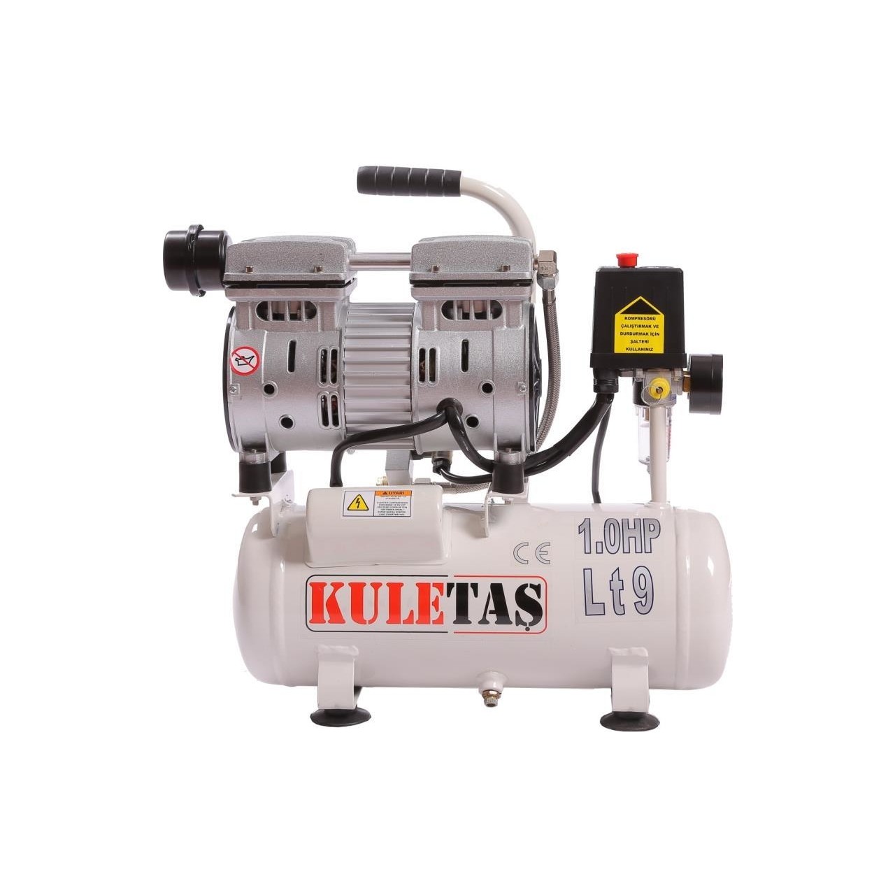 Kuletaş Sessiz Yağsız Hava Kompresörü 9 lt