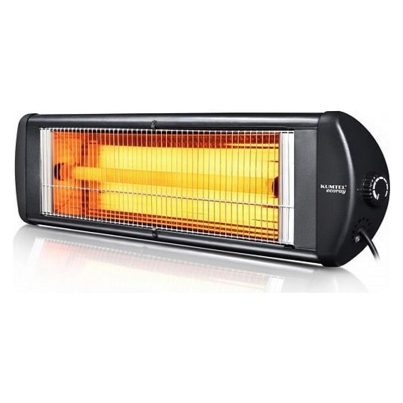 Kumtel LUXELL 2300W Ecoray Infrared Isıtıcı Siyah