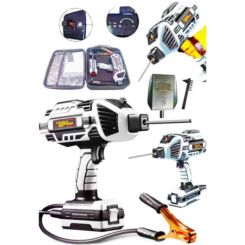 Lieber German Alman 200 Amper Çift Kart Turbo Soğutmalı Taşıma Çantalı Yeni Nesil Inverter Kaynak Makinesi